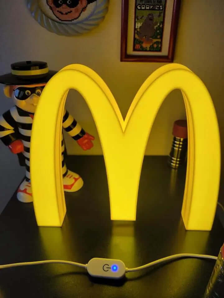 McDonald's Lampe 3D - SGM